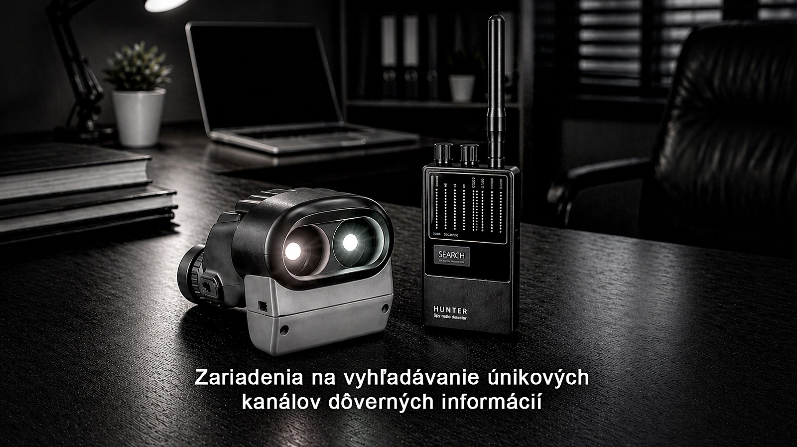 Zariadenia na vyhľadávanie únikových kanálov dôverných informácií